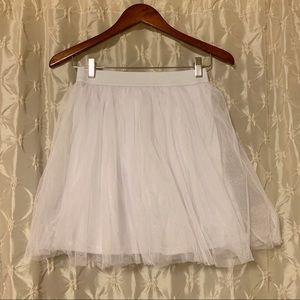 Spirit Halloween White Tulle Tutu Skirt